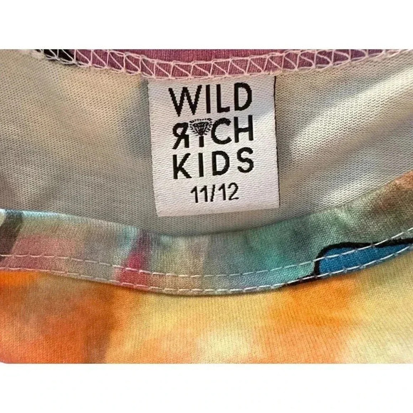 Wild Rich Kids Paisley Dress Girls Size 11/12 tie dye mickey & friends sleeveles - Picture 10 of 11